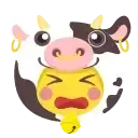 Sticker 🐮