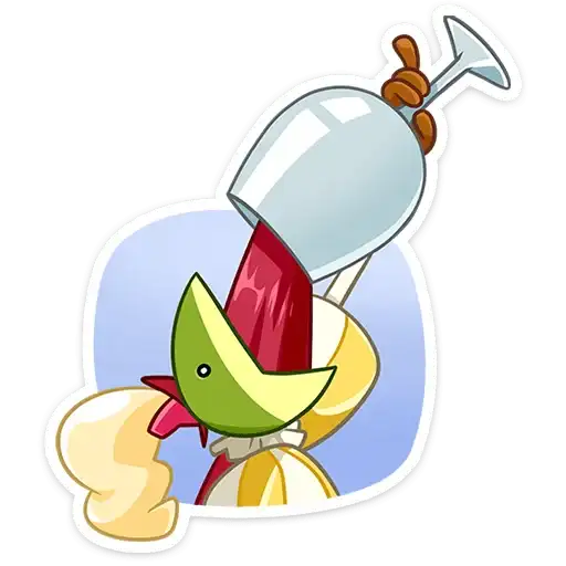Sticker 🍷