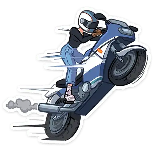 Sticker 🏍