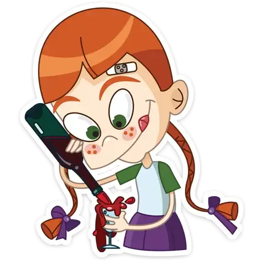Sticker 🍷